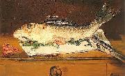 Edouard Manet Still-life, Salmon, Pike and Shrimps oil painting picture wholesale